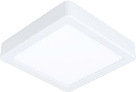 Eglo FUEVA 5 PLAFONIERA LED QUADRATA IN METALLO BIANCO 16X16 CM. 11W 4000K 1350LM 99246