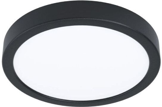 Eglo FUEVA 5 PLAFONIERA LED IN METALLO NERO 11W DN. 210 MM. 4000K 2100LM 99234