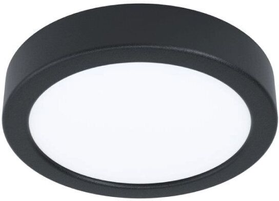 Eglo FUEVA 5 PLAFONIERA LED IN METALLO NERO 11W DN. 160 MM. 3000K 1350LM 99222