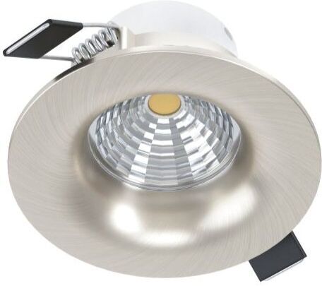 Eglo SALICETO LAMPADA LED DA INCASSO IN ALLUMINIO NICKEL OPACO 6W DN. 88 MM. 2700K 380LM 98244