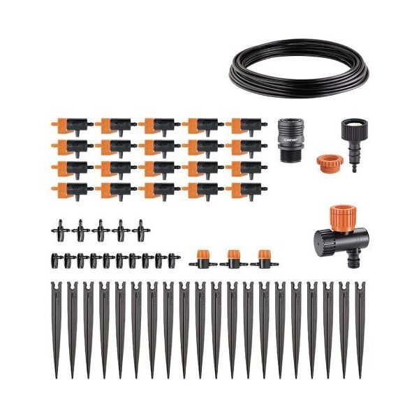 claber kit drip per un impianto di 20 vasi 90764