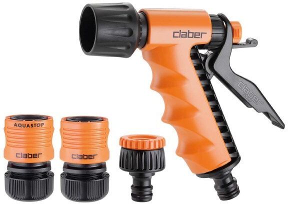 claber starter kit completo con pistola ergonomica presa e raccordi 1/2” 8551