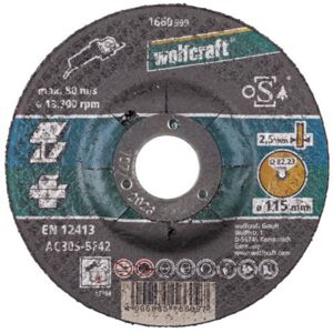 Wolfcraft DISCO DA TAGLIO UNIVERSALE PER PIETRA E METALLO DN. 115 X 22,23 MM. 1660999