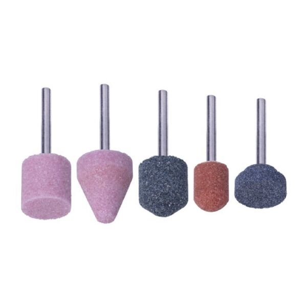 wolfcraft set di 5 mole in ceramica per trapano dn. codolo 3 mm. 2142000