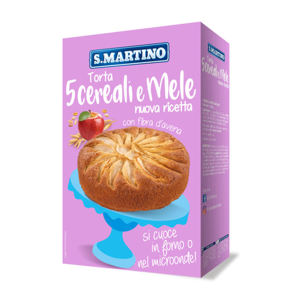 s.martino torta 5 cereali e mele 310g