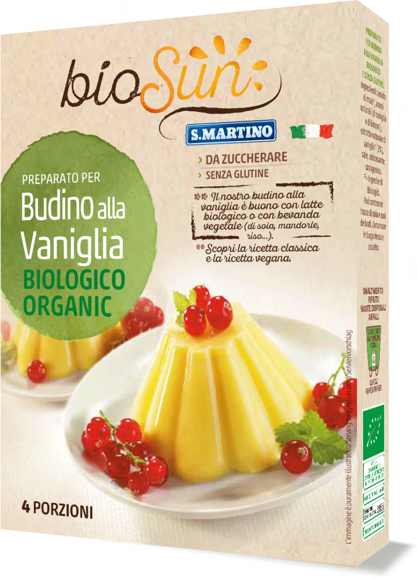 BIOSUN Budino Vaniglia Biologico 35g