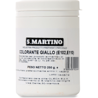 S.MARTINO Colorante giallo 250g S.MARTINO Colorante giallo 250g