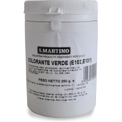 S.MARTINO Colorante verde 250g S.MARTINO Colorante verde 250g
