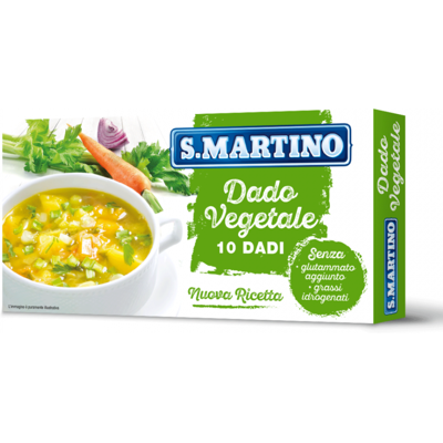 S.MARTINO Dado Vegetale 10 dadi 110g S.MARTINO Dado Vegetale 10 dadi 110g