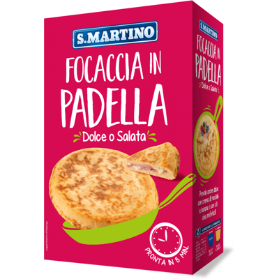 S.MARTINO Focaccia in Padella 250g S.MARTINO Focaccia in Padella 250g