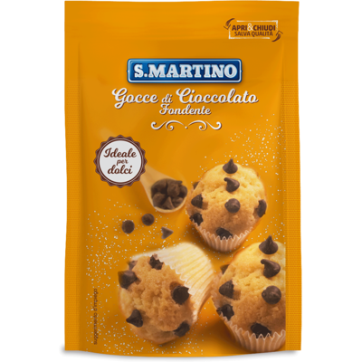 S.MARTINO Gocce di Cioccolato fondente 125g S.MARTINO Gocce di Cioccolato fondente 125g