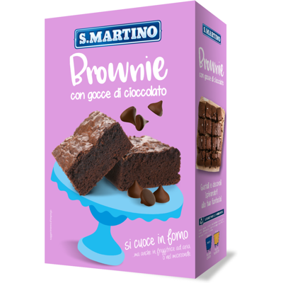S.MARTINO Brownie con gocce di cioccolato 375g S.MARTINO Brownie con gocce di cioccolato 375g