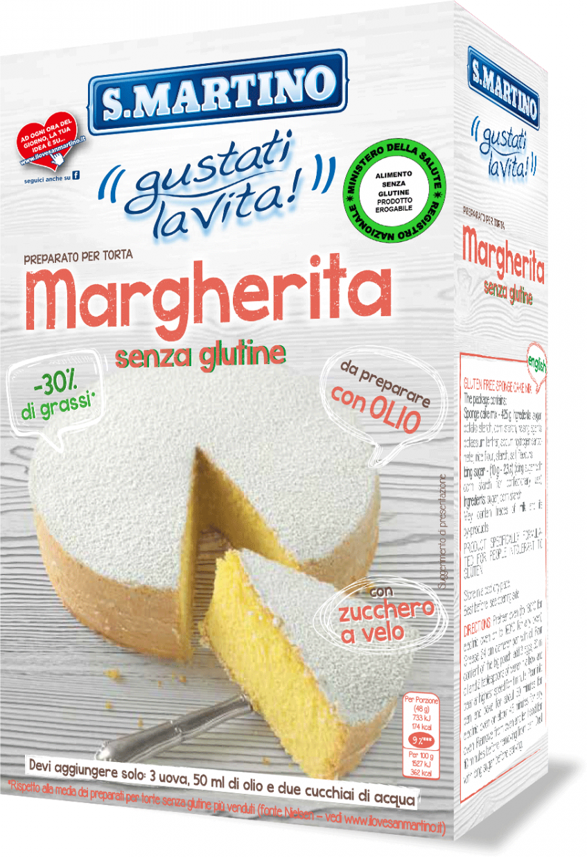 S.MARTINO Torta Margherita senza glutine 435g