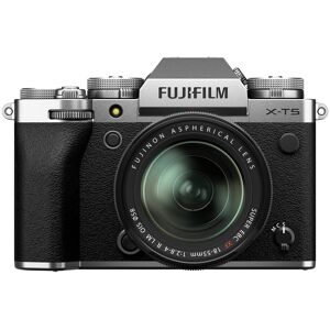 Fujifilm X-T5 Silver  + XF 18-55 f/2.8-4.0 R LM Nero- Garanzia Ufficiale Italia