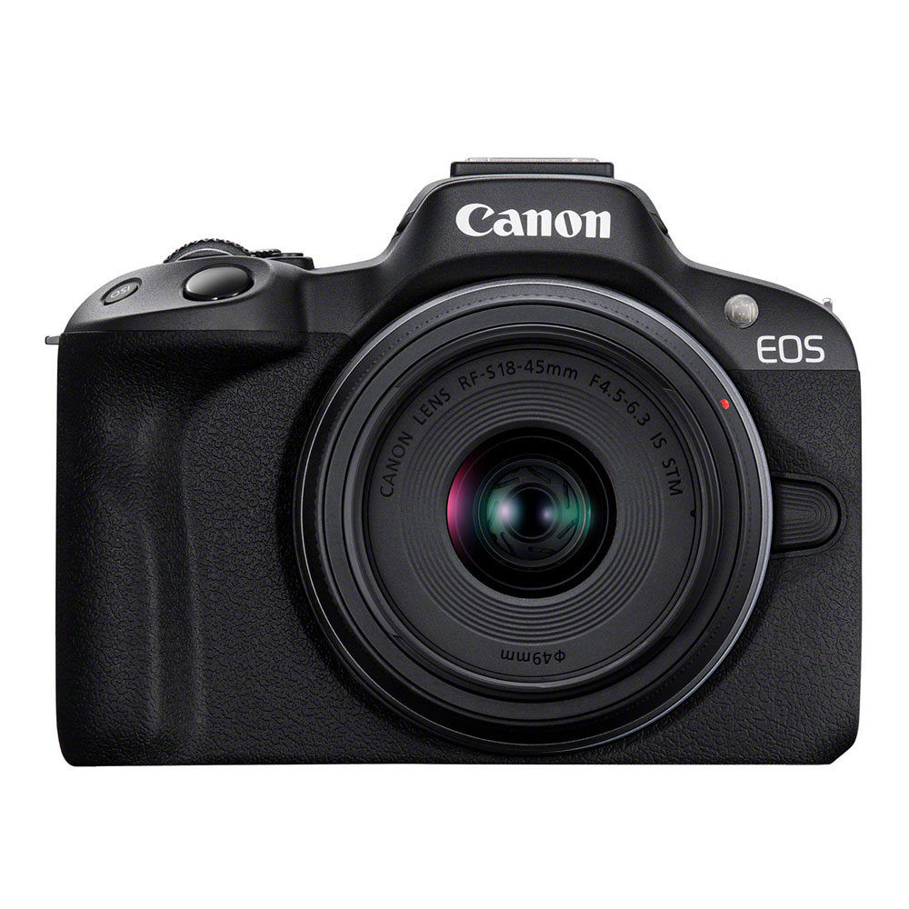 Canon EOS R50 nera + RF-S 18-45 mm IS STM- Garanzia Ufficiale 4 anni