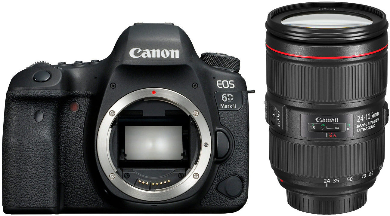 Canon EOS 6D Mark II+24-105mm f/4L IS II USM- Garanzia Ufficiale Italia