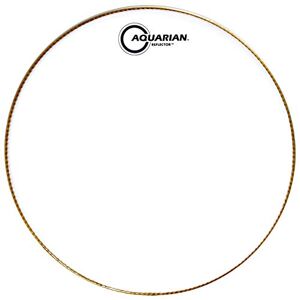 AQUARIAN DRUMHEADS REF18W Reflector Series Drumhead - 18 inch - Ice White