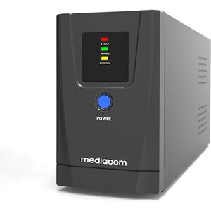 Mediacom GRUPPO DI CONTINUITA' UPS 650VA BLACK M-UPS651N