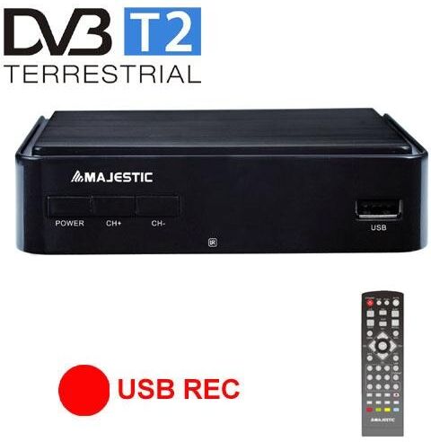 Majestic New DEC-664 HD USB REC Terrestre Nero Majestic New DEC-664 HD USB REC Terrestre Nero