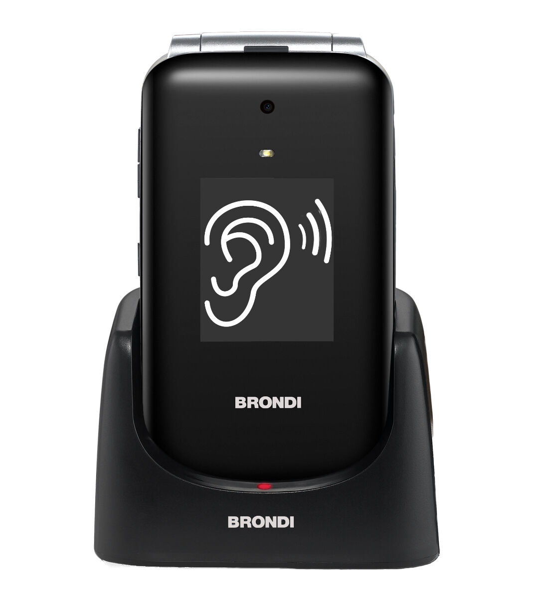 Brondi Amico Supervoice 7,11 cm (2.8") Nero Telefono per anziani