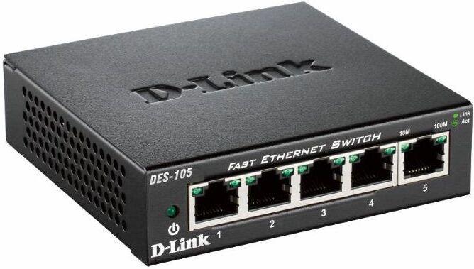 D-Link DES-105 Nero D-Link DES-105 Nero