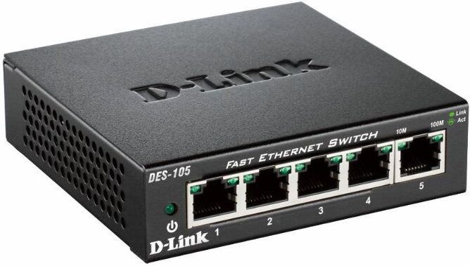 D-Link DES-105 Nero