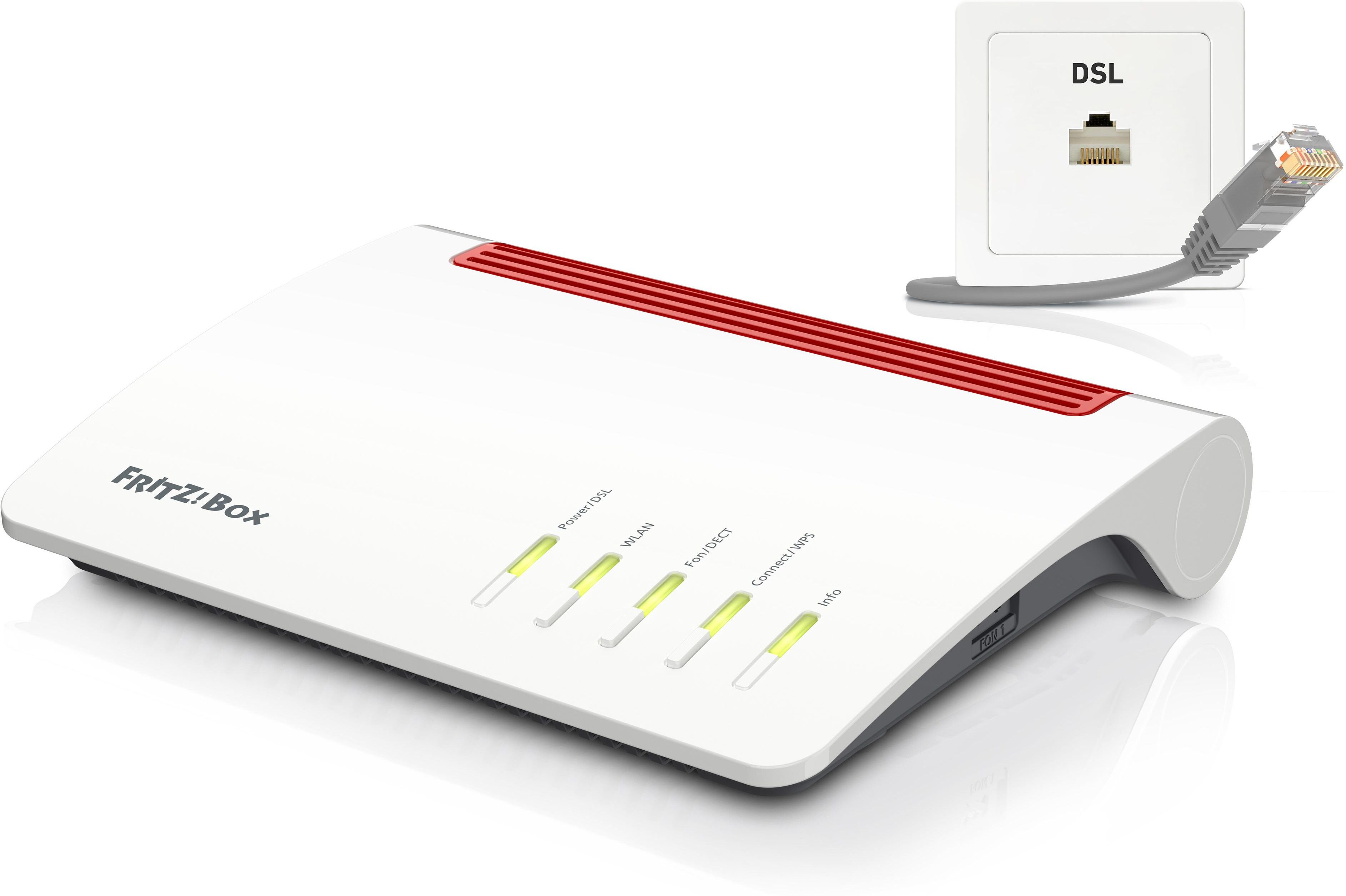 FRITZ! AVM Box 7590 router wireless Gigabit Ethernet Dual-band (2.4 GHz/5 GHz) 3G 4G Bianco FRITZ! AVM Box 7590 router wireless Gigabit Ethernet Dual-band (2.4 GHz/5 GHz) 3G 4G Bianco