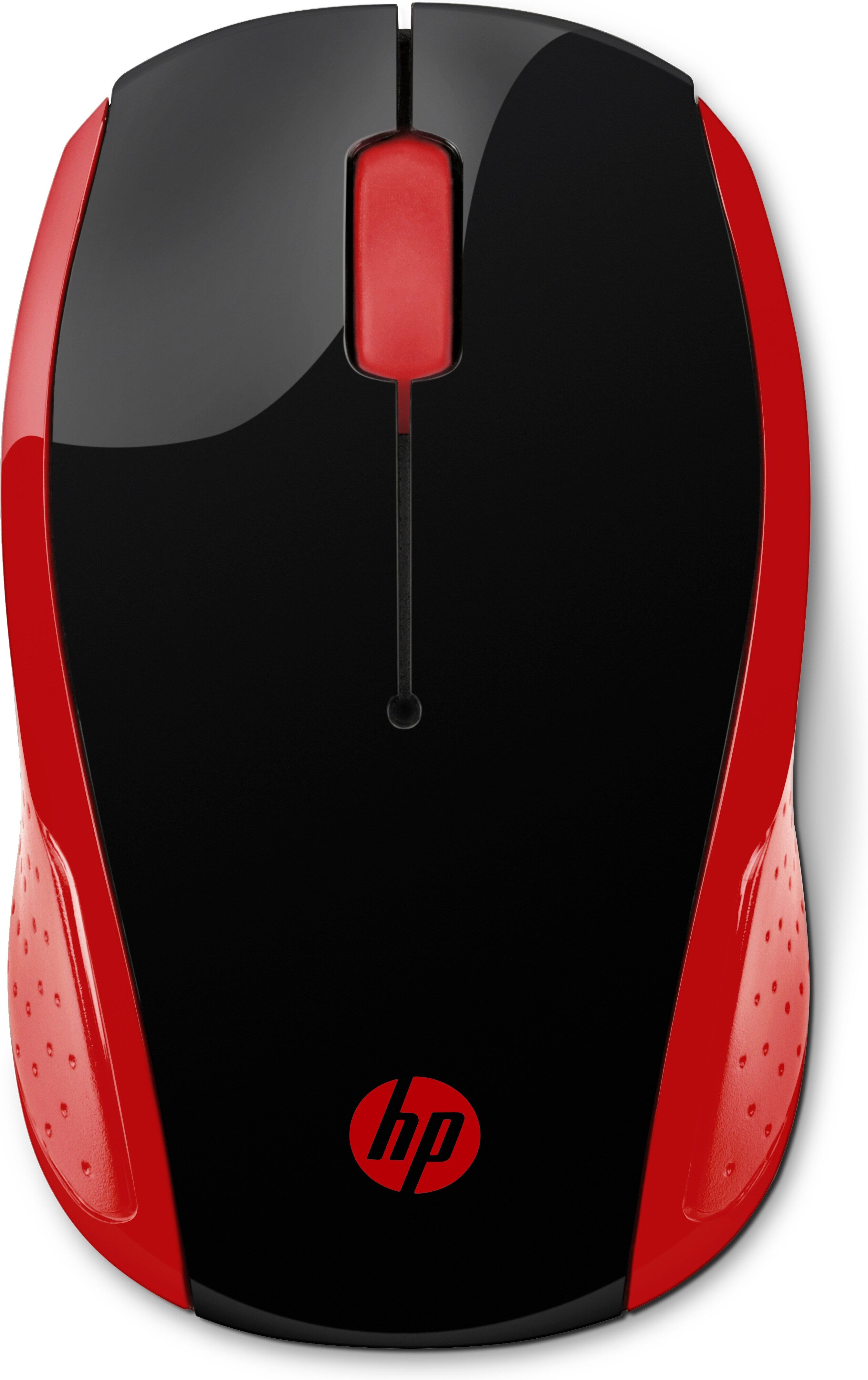 HP MOUSE WIRELESS 200 RED/BLACK 2HU82AA