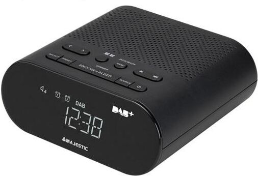 Majestic New RS-116 DAB Orologio Digitale Nero Majestic New RS-116 DAB Orologio Digitale Nero