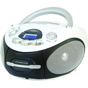 Majestic New AH-2387R MP3 USB Lettore CD personale Nero, Bianco