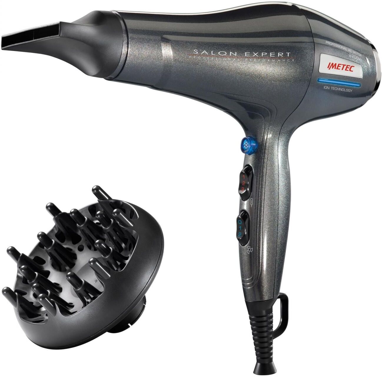 Imetec Salon Expert P3 3200 2200 W Nero, Grigio Imetec Salon Expert P3 3200 2200 W Nero, Grigio
