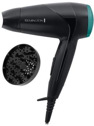 Remington asciugacapelli da viaggio D1500 2000 W Nero, Verde