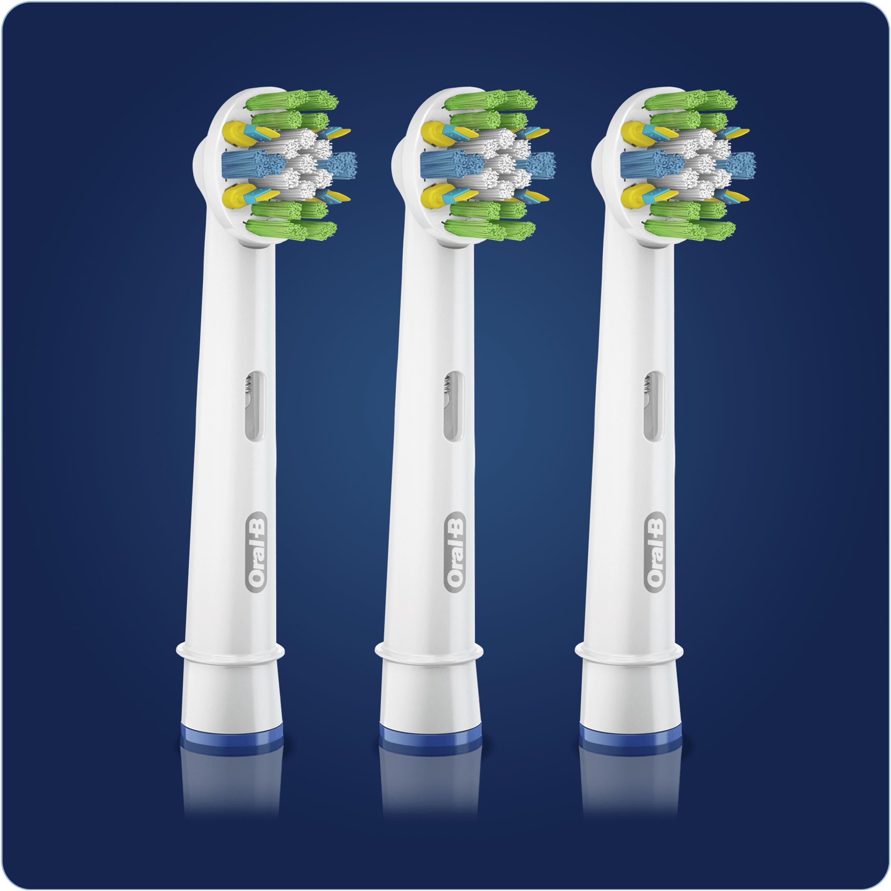 Braun Oral-B FlossAction Testine Di Ricambio (Confezione Da 3 Pezzi) Con Tecnologia CleanMaximiser