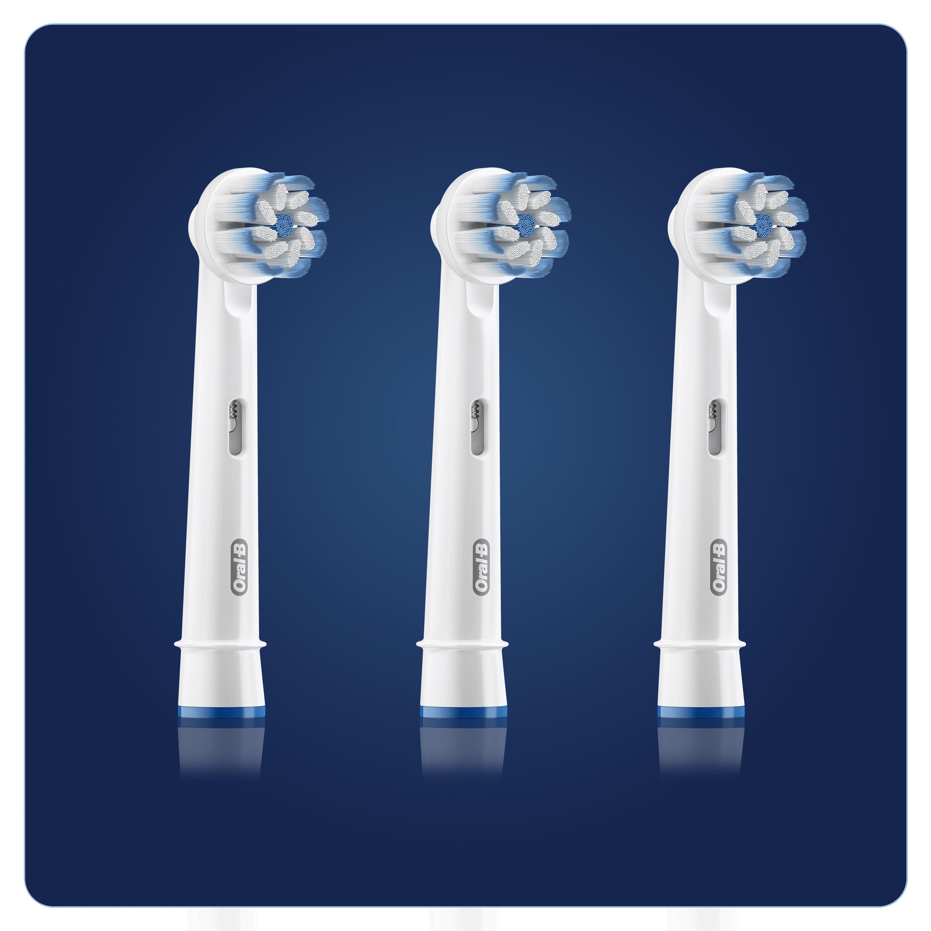 Braun Oral-B Sensitive Clean Testine Di Ricambio, Confezione 3 Pezzi