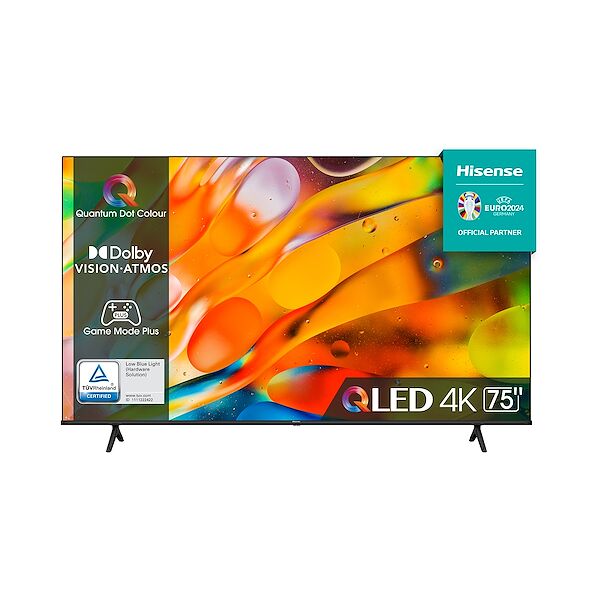 hisense smart tv qled 75 4k uhd hdr10+ 75e79kq