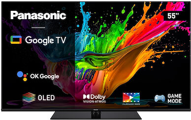 Panasonic GOOGLE TV OLED 55" HDR10+ 2USB DOLBY ATMOS TX-55MZ800