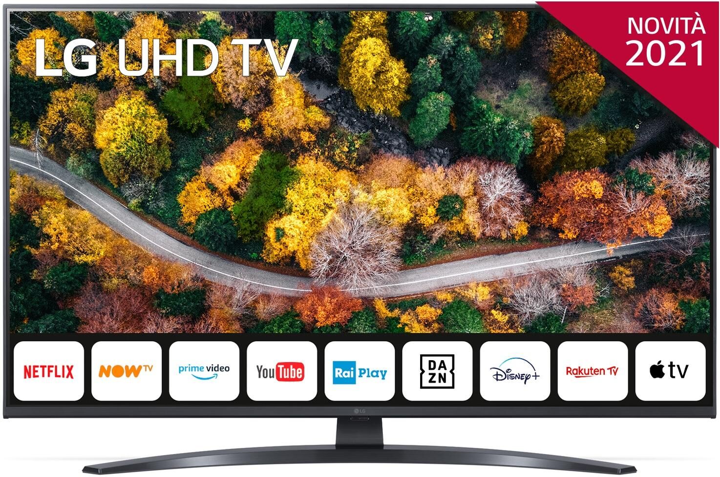 LG 43UP78006LB 109,2 cm (43") 4K Ultra HD Smart TV Wi-Fi Grigio