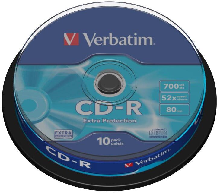 Verbatim CD-R Extra Protection 700 MB 10 pezzo(i)