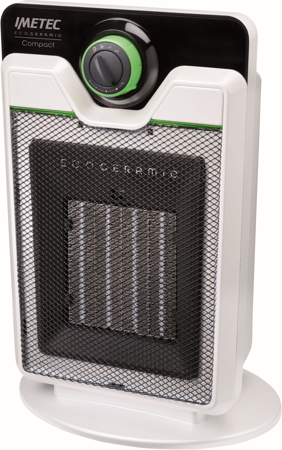 Imetec Compact Interno Nero, Bianco 2000 W Riscaldatore ambiente elettrico con ventilatore