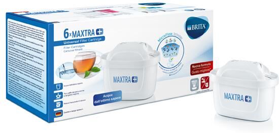 Brita Filtri potenziati MAXTRA+ per caraffa filtrante Pack 6 Brita Filtri potenziati MAXTRA+ per caraffa filtrante Pack 6