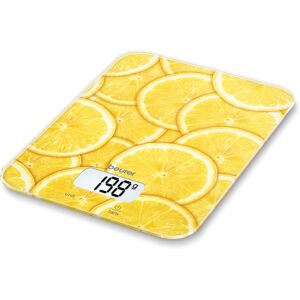 BEURER BILANCIA CUCINA 1GR/5KG ELETTRONICA VETRO KS19LEMON