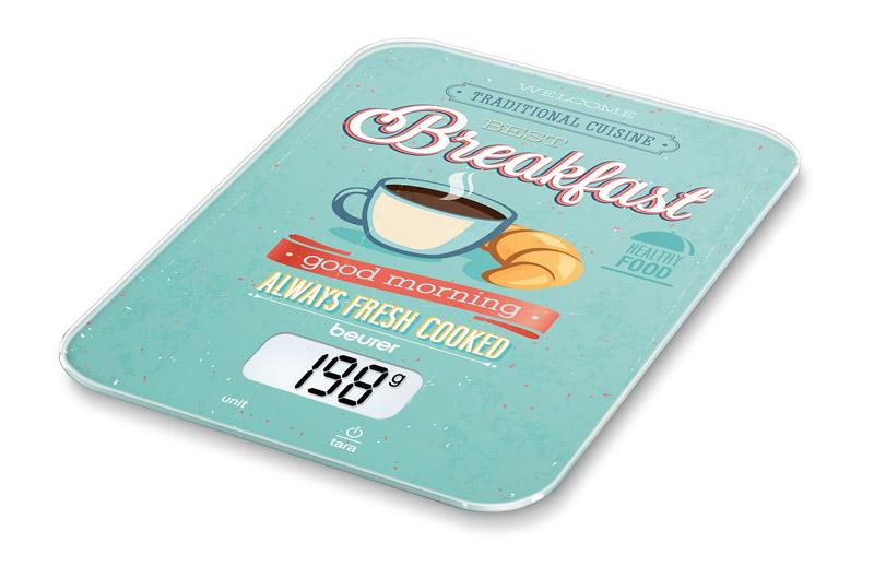 BEURER KS 19 Breakfast Multicolore Superficie piana Rettangolo Bilancia da cucina elettronica