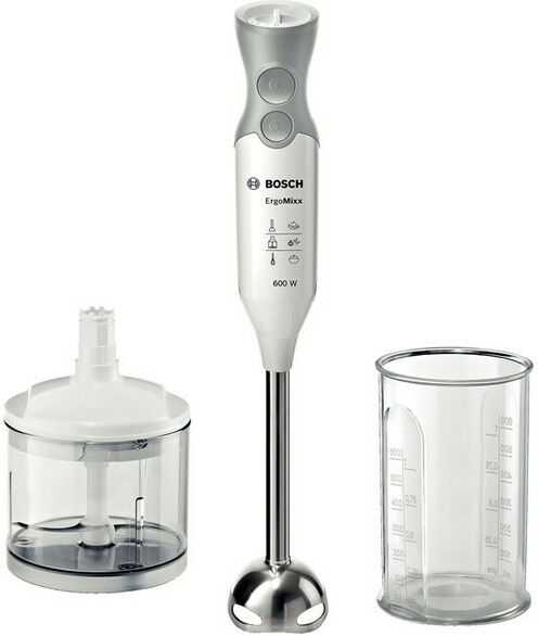 Bosch ErgoMixx MSM66120 Frullatore ad immersione 600 W Grigio, Bianco