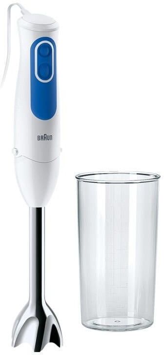 Braun MQ 3000 WH Smoothie+ 0,6 L Frullatore ad immersione 700 W Blu, Bianco