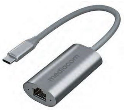 Mediacom ADATTATORE USB-C / GIGABIT LAN MD-C323