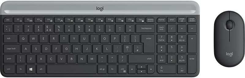 Logitech MK470 tastiera RF Wireless QWERTY Italiano Grafite