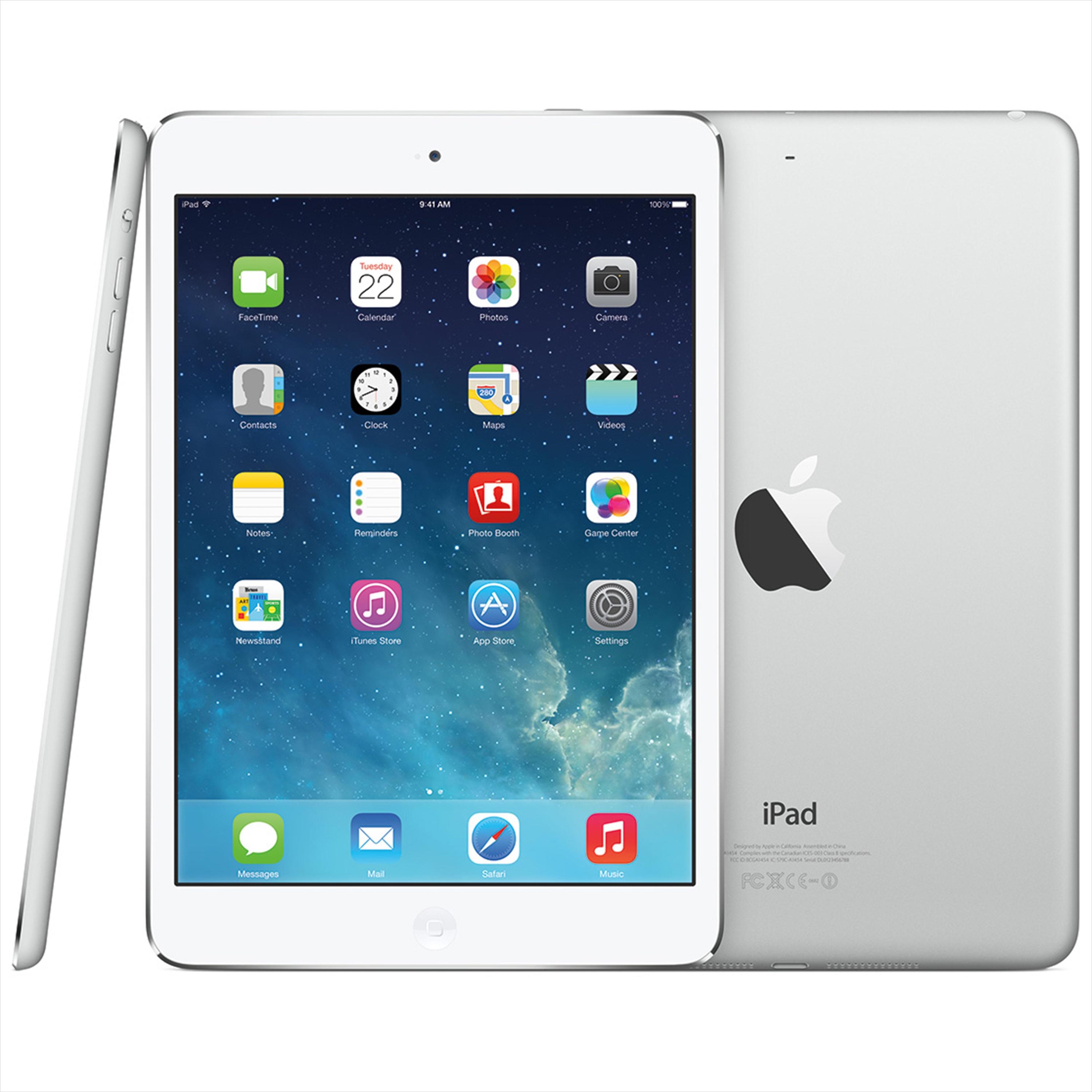 TIM iPad mini 2 16Gb Wi-Fi + Cellular 4G LTE, Display Multi-Touch retroilluminato LED da 7,9" (diagonale) con tecnologia IPS, Chip A7 con architettura a 64 bit e coprocessore di movimento M7, Wi-Fi 802.11a/b/g/n, doppio canale (2,4GHz e 5GHz) e tecnologia MIMO TIM iPad mini 2 16Gb Wi-Fi + Cellular 4G LTE, Display Multi-Touch retroilluminato LED da 7,9" (diagonale) con tecnologia IPS, Chip A7 con architettura a 64 bit e coprocessore di movimento M7, Wi-Fi 802.11a/b/g/n, doppio canale (2,4GHz e 5GHz) e tecnologia MIMO