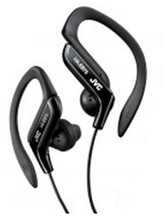 jvc cuffia auricolare sport black ha-eb75-bn-u