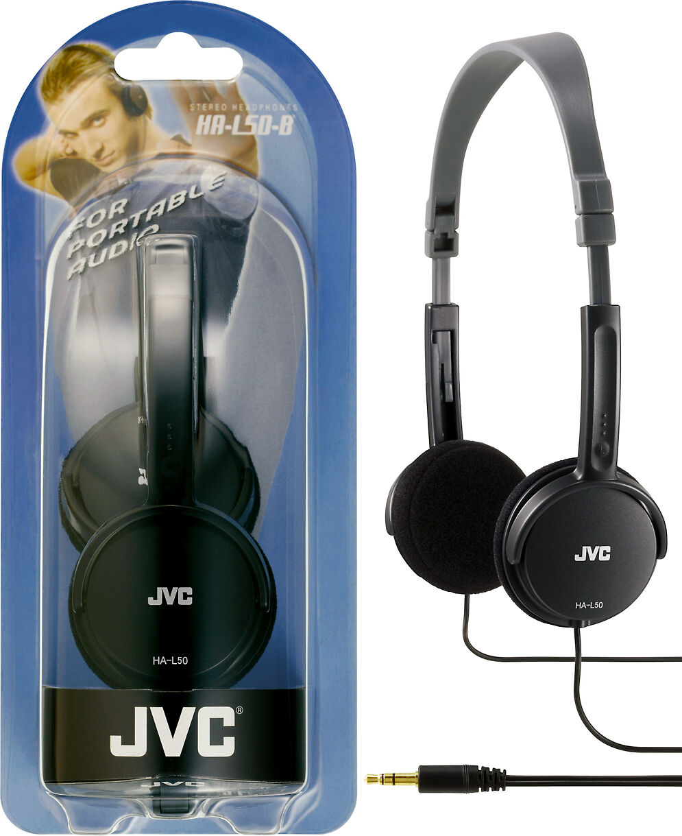 JVC CUFFIA AD ARCHETTO PIEGHEVOLE HA-L50BE NERA