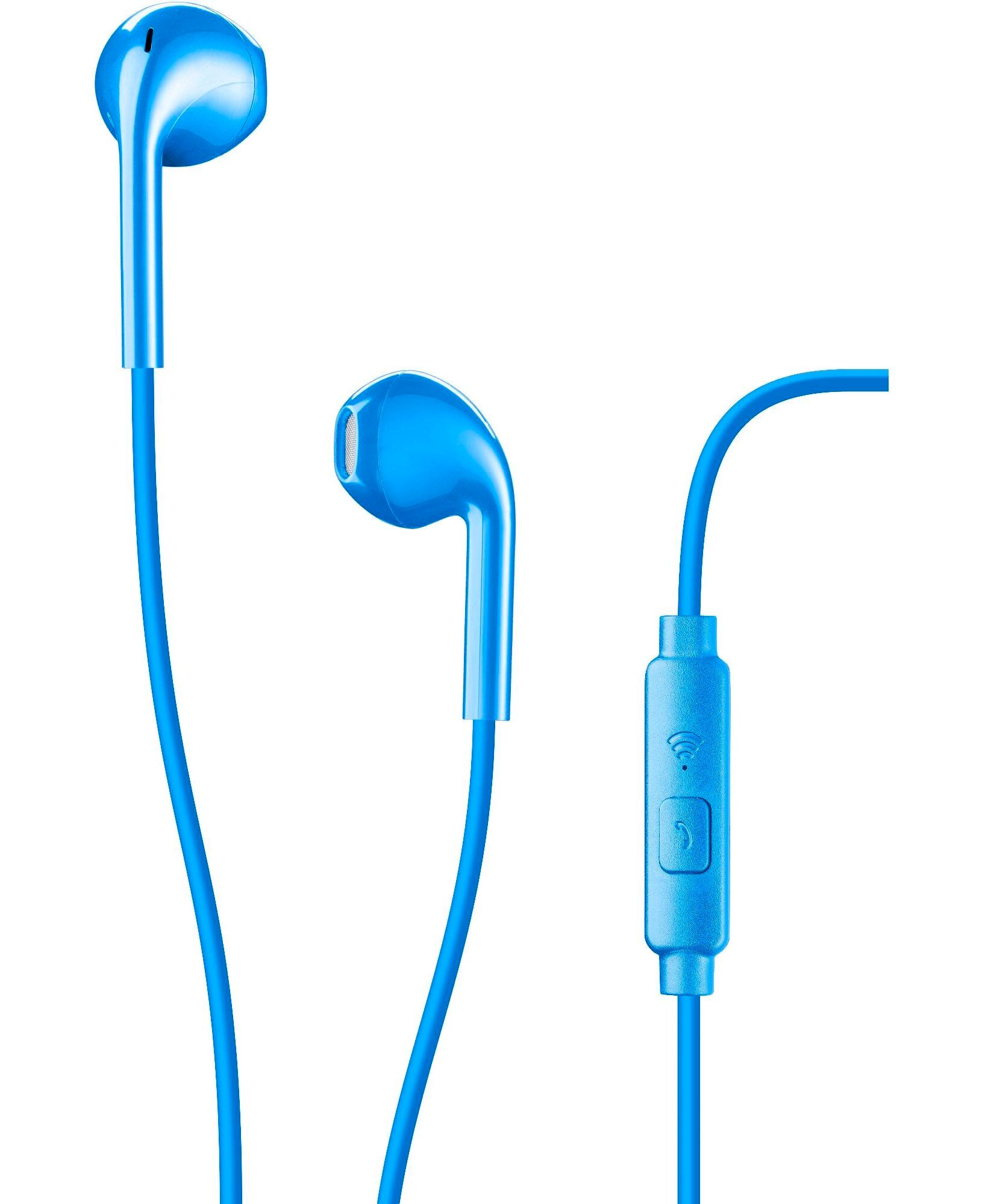 AQL Cellularline Live Universale Auricolare pump bass a capsula ovale Blu